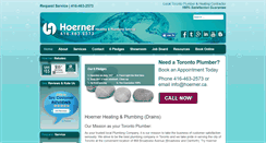 Desktop Screenshot of hoerner.ca