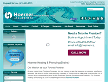 Tablet Screenshot of hoerner.ca